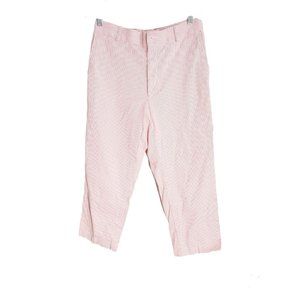 Southern Tide The Skipjack Mens Pink Striped Flat Front Corded Pants Size‎ W32